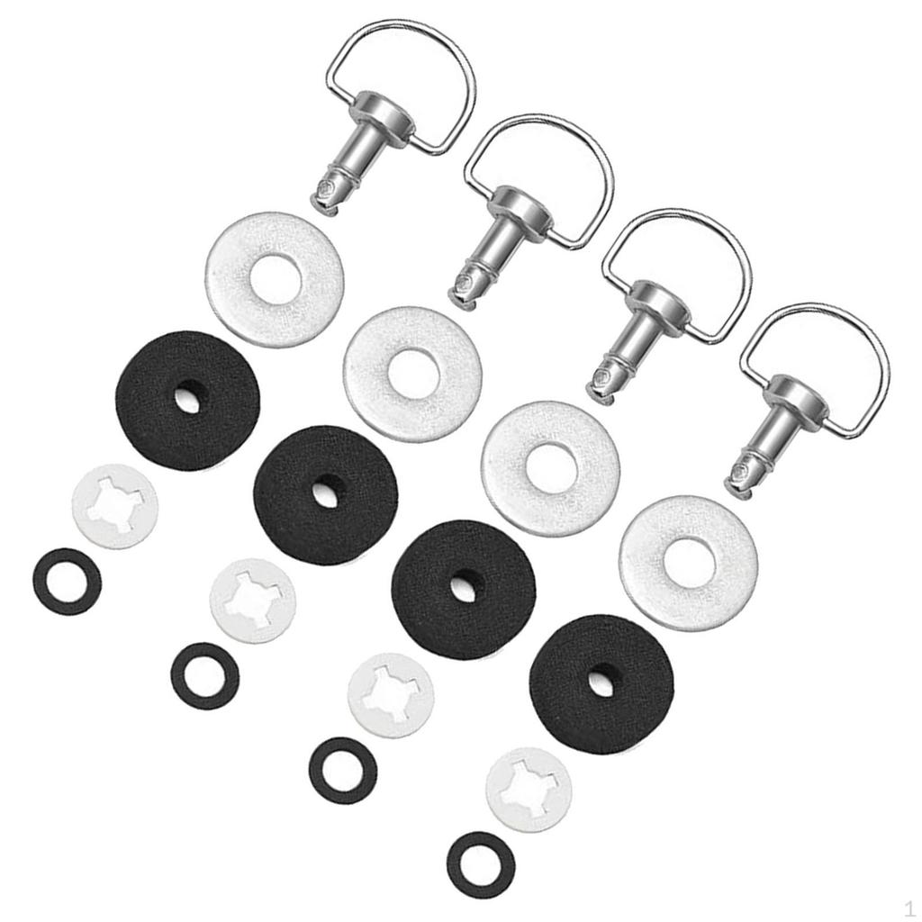 4x Roof Pins Quick Release Bolts Accessories 715003815 Simple Installation Lightweight Compatible