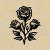 1 pièce d'Art Mural en Métal Rose, Décoration en Fer forgé pour Salon Bureau Chambre Terrasse, Cadeau pour la Fête de la Saint-Valentin et le Carnaval