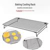Foldable Baking, Cake, Bread Cooling Rack & Laptop Cooling Stand Grill