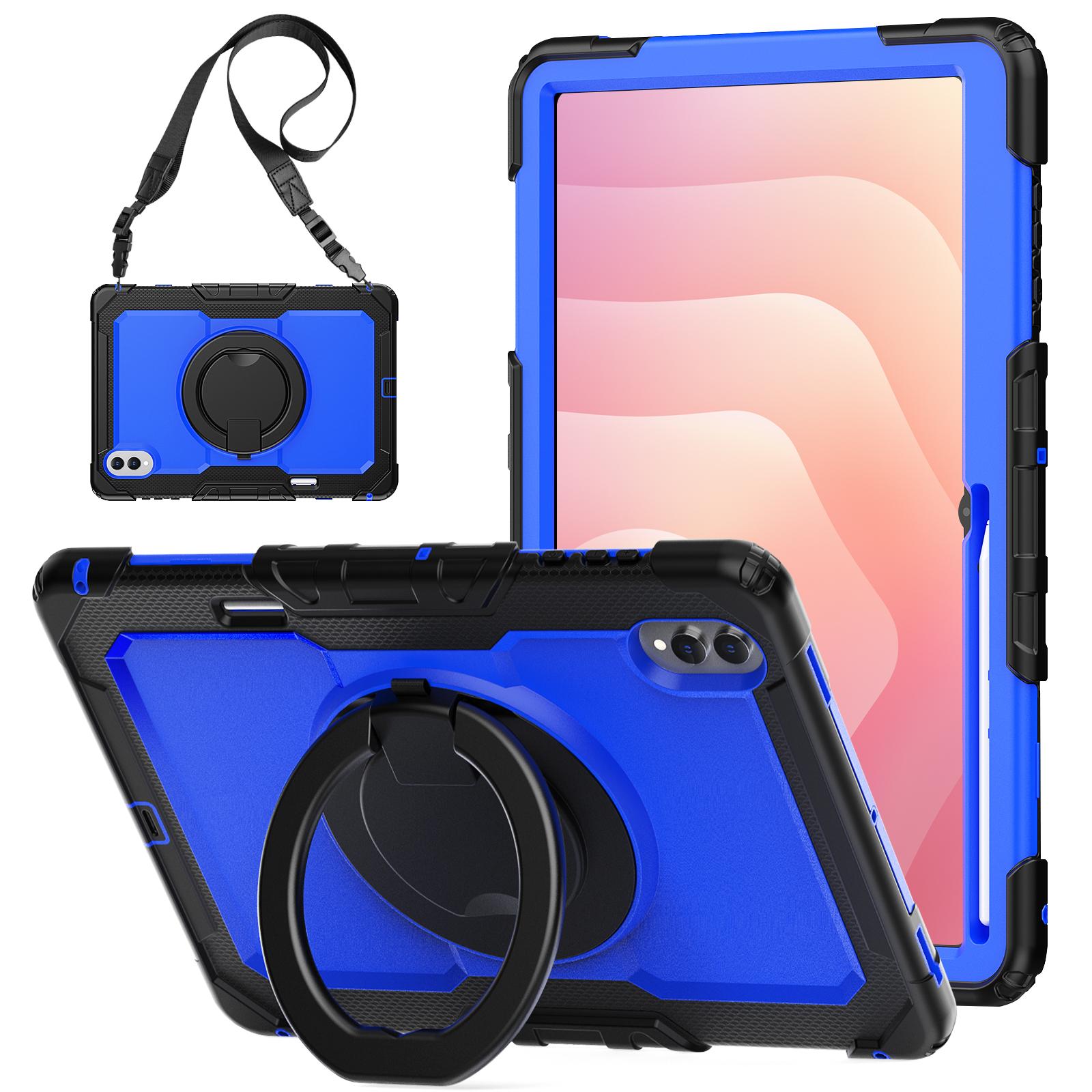 Robuuste Hoes voor Samsung Galaxy Tab S11 Ultra 14,6 inch SM-X930 SM-X936 14,6  360° Roteerbare Standaard Tablethoes met Riemen S11Ultra 14.6 X930