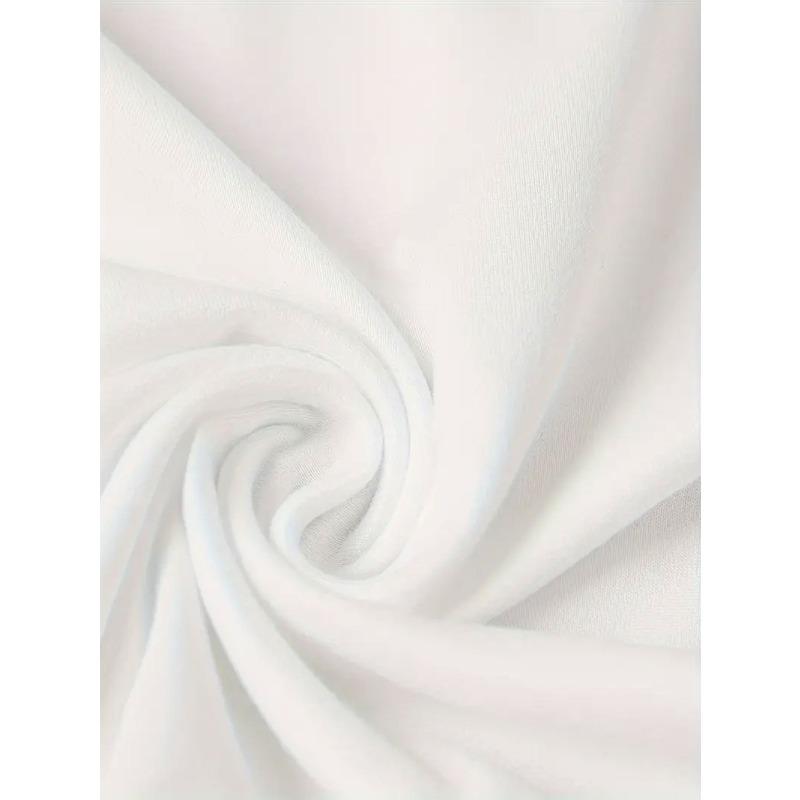 Europäische Größe Damen-Outfit & Fabelhaftes Glitzer-Teil & Leo-Print T-Shirt - Weiches Rundhals Kurzarm A-Linien-Passform Lässiges Weißes Oberteil