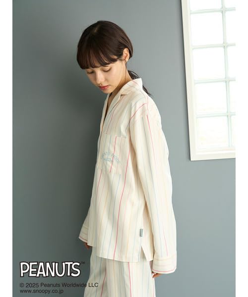 Original Art Rainbow Stripe Flannel Shirt PWFT255248RAINBOWF [PEANUTS]