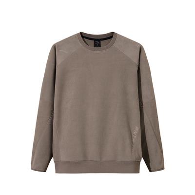 Training Series Solid Color Breathable Crew Neck Versatile Casual Sweatshirt Men Sweatshirt 952547703-2