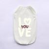 Soft Cotton Pet Sleeveless Vest Solid‑Color Breathable Cat Shirts Comfortable Wear‑Resistant Home Clothes