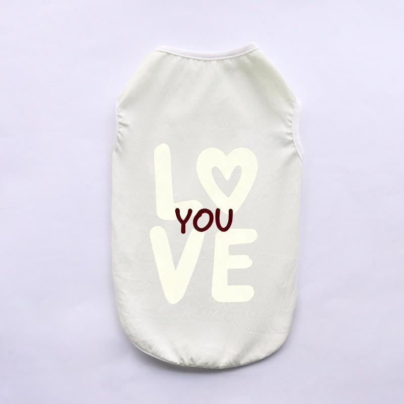 Soft Cotton Pet Sleeveless Vest Solid‑Color Breathable Cat Shirts Comfortable Wear‑Resistant Home Clothes