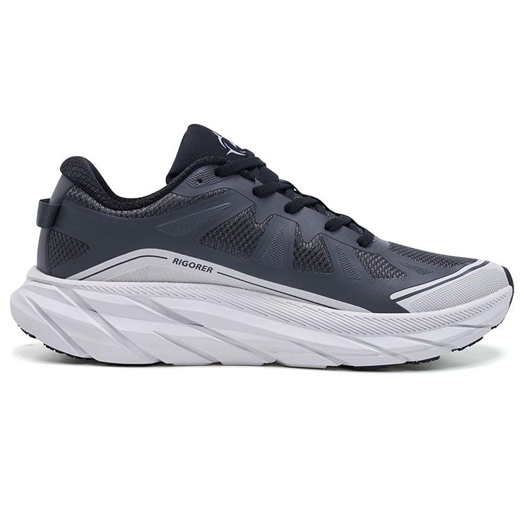 RIGORER Rigor 3R Series Scorpion Colorway Non-Slip Shock Absorbing Low-Top Casual Running Shoes Unisex sneaker Gray White Z124260711-2