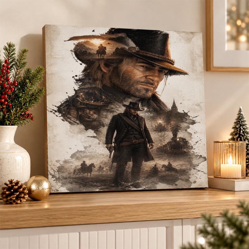 Red Dead Redemption Arthur Morgan Diamond Painting Kit 5D Full Drill DIY Diamond Mosaic Wall Art Home Decor