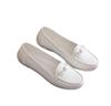 2022 Korean Style Women's White Loafers - Flat Mom, Casual Low-Cut, Nurse & Maternity Shoes.