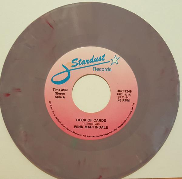 

7inch Record WINK MARTINDALE ASHTON GARDNER Deck Of Cards Resurrection Shuffl URC1249 Stardust Record Canada Pop Used