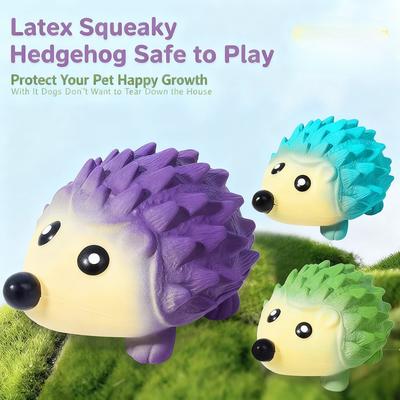 New Simulation Hedgehog Pet Sound Toy, Wear-resistant, Bite Resistant, Small Dog Chew Product, Easy To Clean, Training, Interactive Pet Toy