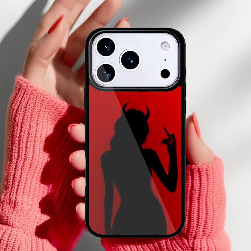 

Devil Angel Phone Case for iPhone 17 16 15 14 13 Pro Max Back Cover for 12 11 Pro Coque iPhone 15 Pro Max