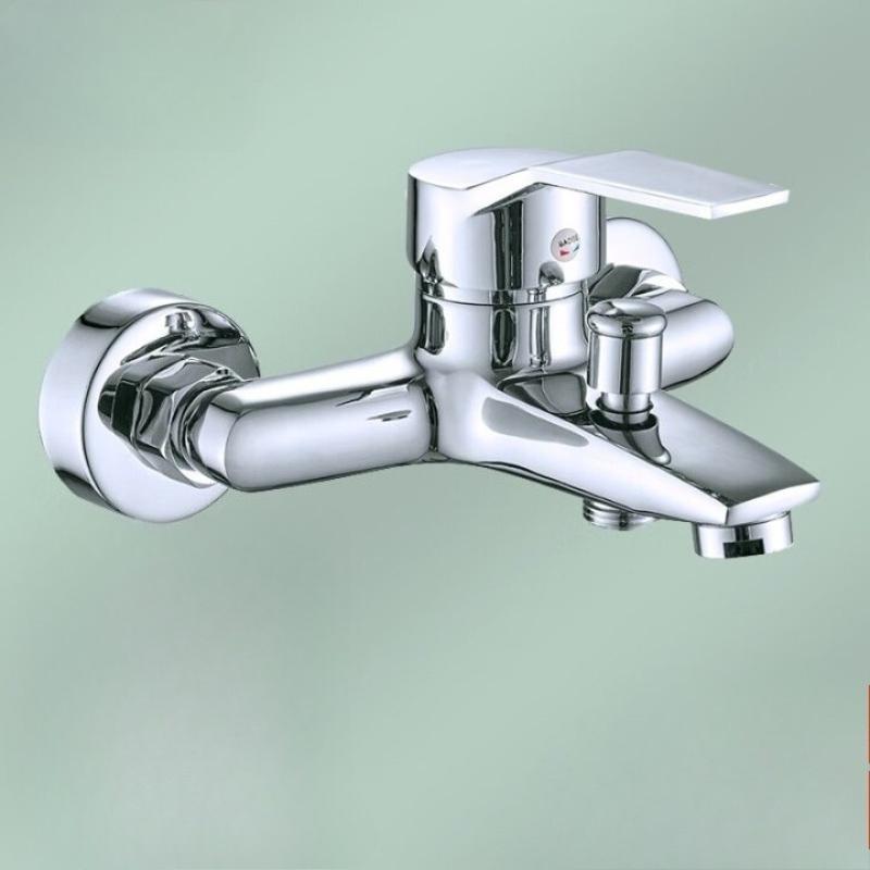 Wall-mounted Shower Faucets Hot Cold Water Dual Spout Mixer Tap for Bathroom Splitter Bath Shower Basin for Bathroom Decoration