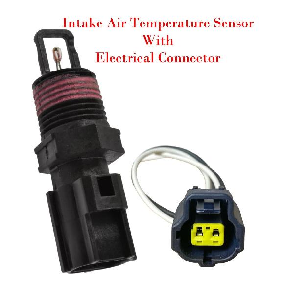Intake Air Temperature Sensor & Connector For Ford Lincoln Mercury 1996-2014