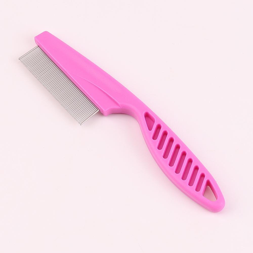 Lice Pet Comb Pet Hair Shedding Comb Stainless Steel Flea Comb for Cat Dog Long Hair Brush Pet Grooming Cleaning Supplies GSZ03