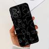 For Motorola Moto G55 5G Case Black TPU Soft Silicone Funda Shockproof Cover For Moto G55 2024 Phone Cover G 55 Protective Shell