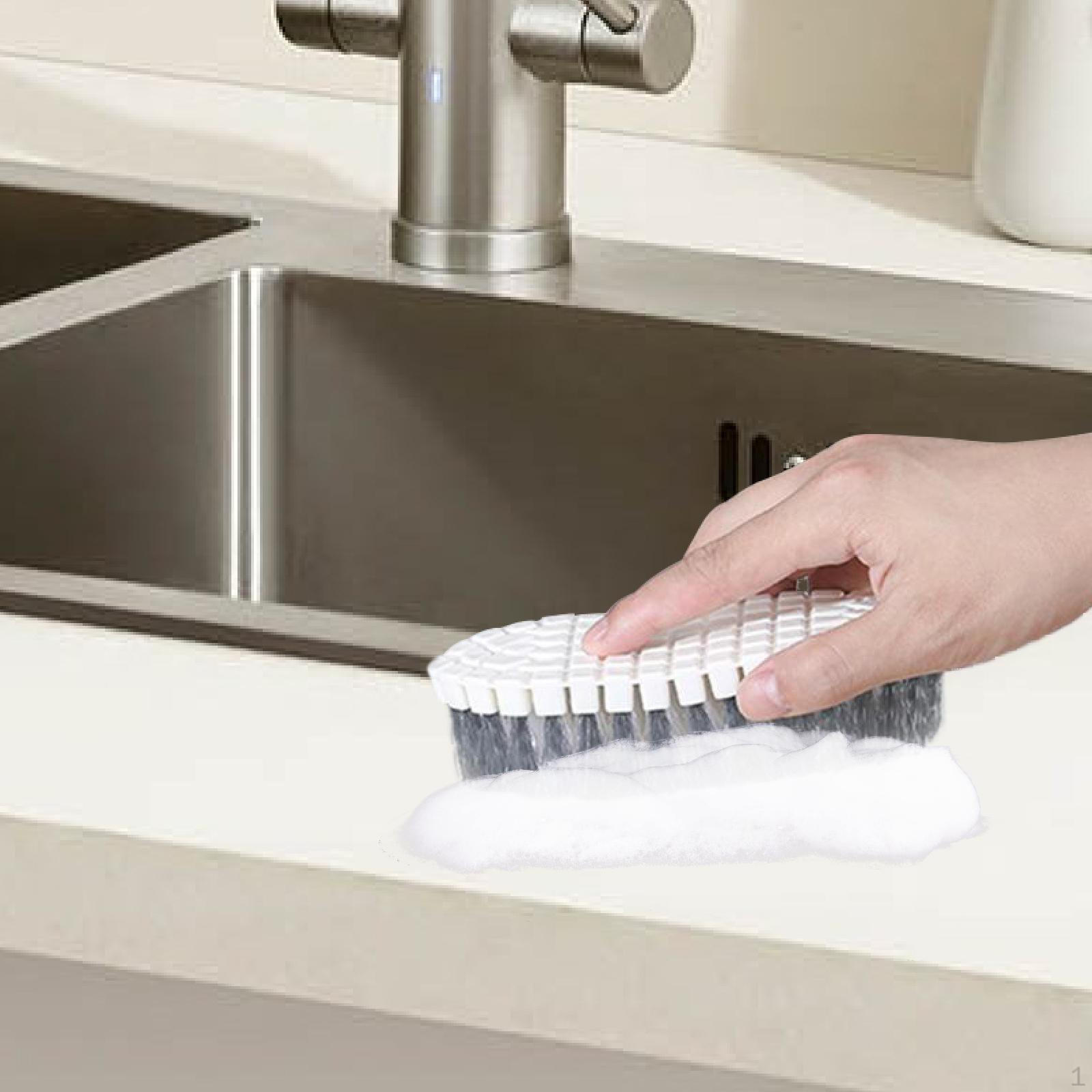 

Щетка для скраба, Чистящая щетка для ванной комнаты, Сверхпрочная, Легкая, Бытовая, Эргономичный скребок