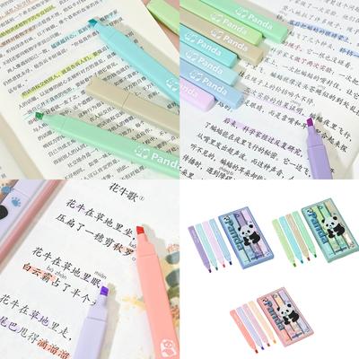 4 Pcs Highlighters Set Chisel Tip Highlighter Markers Highlighter Pen Bible Marker Pen Office School Supplies