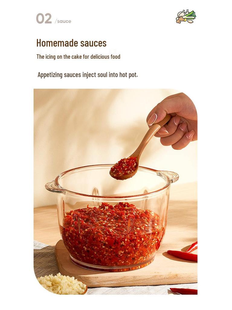 Electric Stainless Steel Meat Grinder for Minced Meat, Vegetables, Garlic, and Chili - Compact Kitchen Appliance