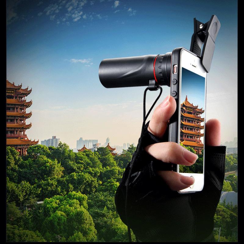 1Pc Monocular Telescope High Power Outdoor Portable  Night Vision Mobile Phone Photo Spot