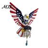 Entryway Decorative Wall Light Patriotic Bald Eagle Sconce Light, 3D Relief Sculpture Mount Lamp, American Theme Holiday Gift Flag Design with Warm &