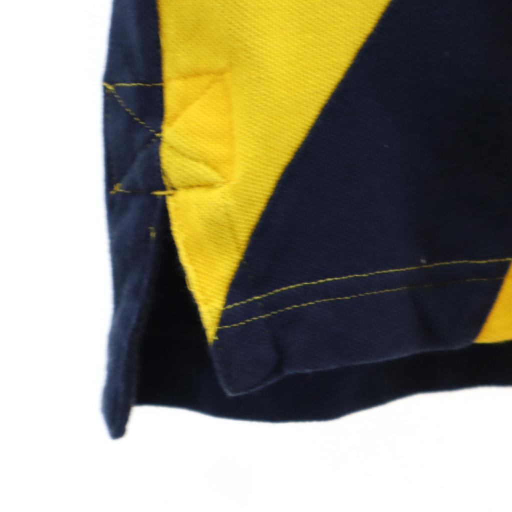 Tommy Hilfiger Short Sleeve Polo Shirt L Yellow Fawn Men's Used