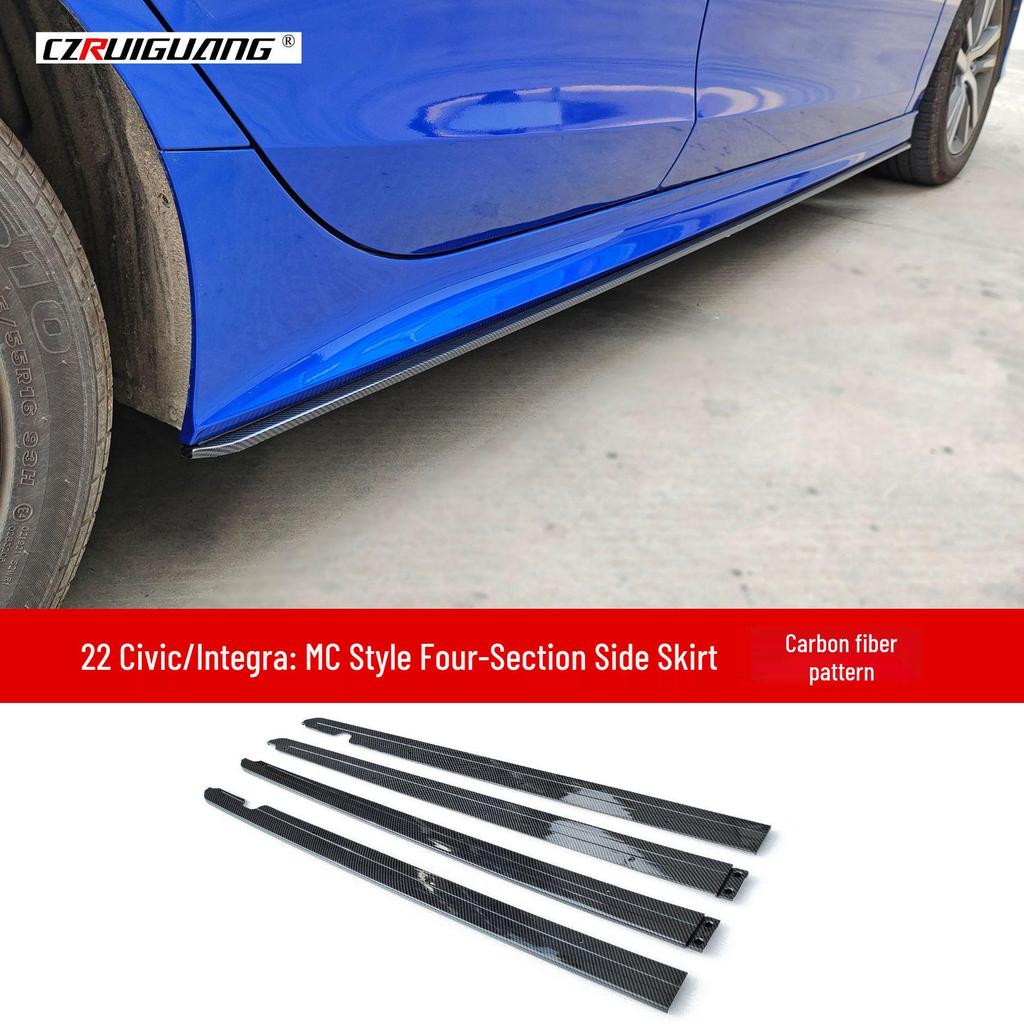 Honda Integra/Civic Front Lip, Rear Spoiler, Side Skirts, Rear Lip, Louvers, and Exhaust Tips Body Kit