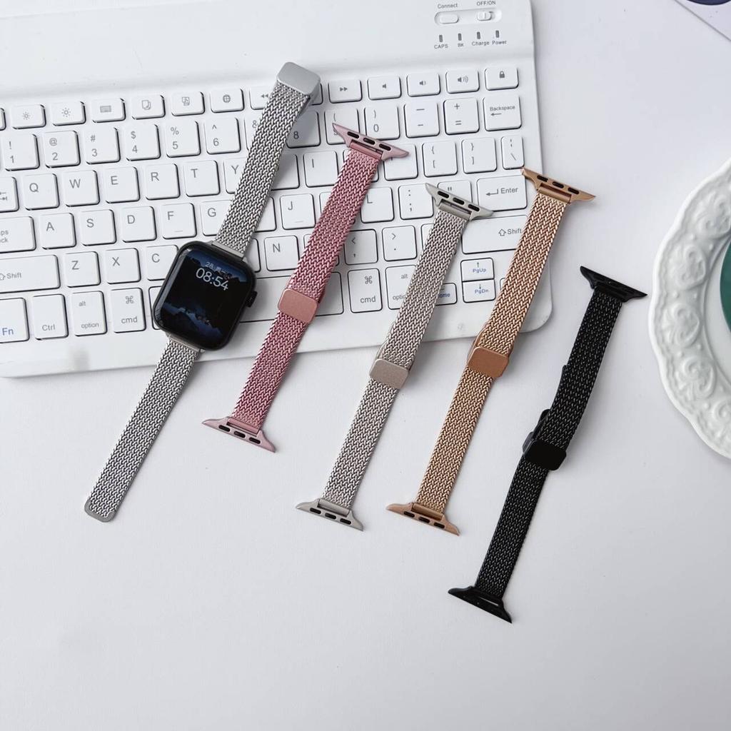 Luxury Slim Metal Magnetic Strap for IWatch 11 10 9 8 7 SE 6 Girl Wrist Band for Apple Watch 41mm 40mm 38 45 44 46mm 49mm Ultra Bracelet