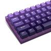 132-Key Purple Cherry Profile PBT Double-Shot Keycaps Full Set for 60%, 65, 75, and 100% Cherry Gateron MX Switch Keyboards (Purple)