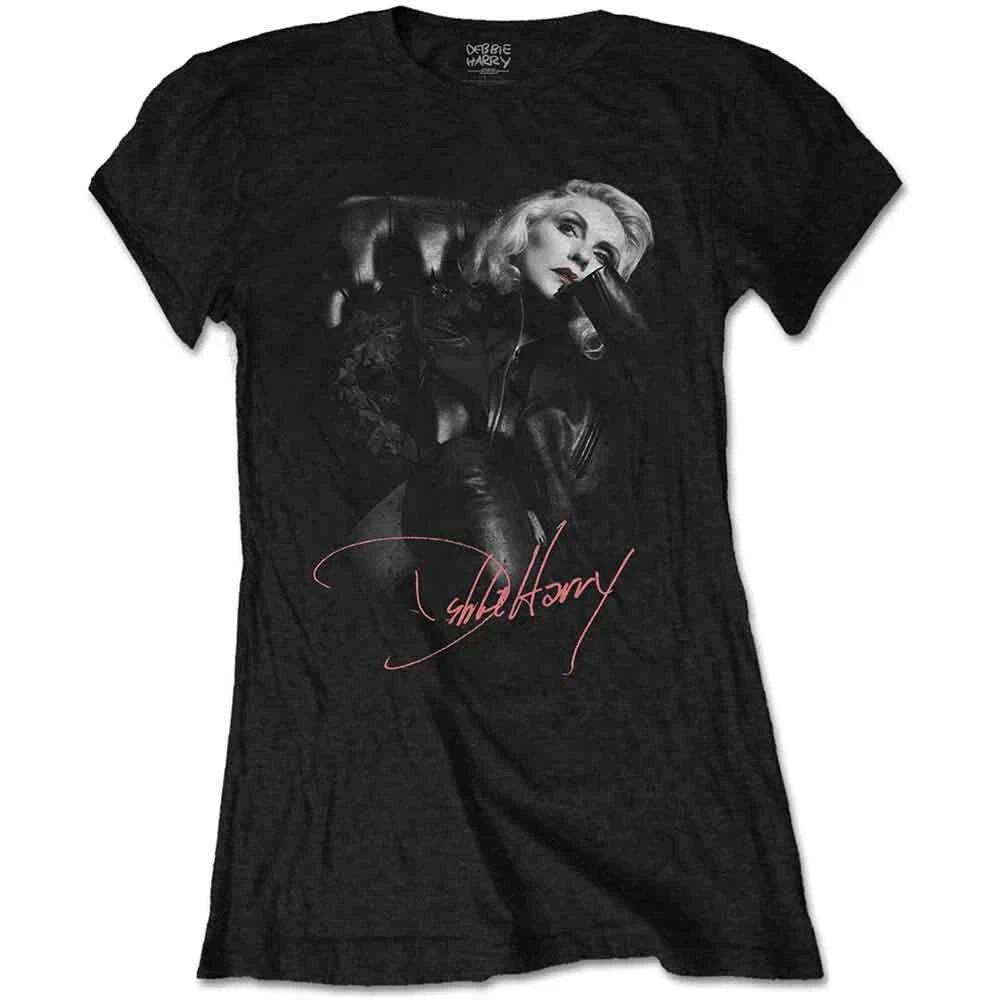 Band Monkey Debbie Harry Ladies T-Shirt Leather Girl S