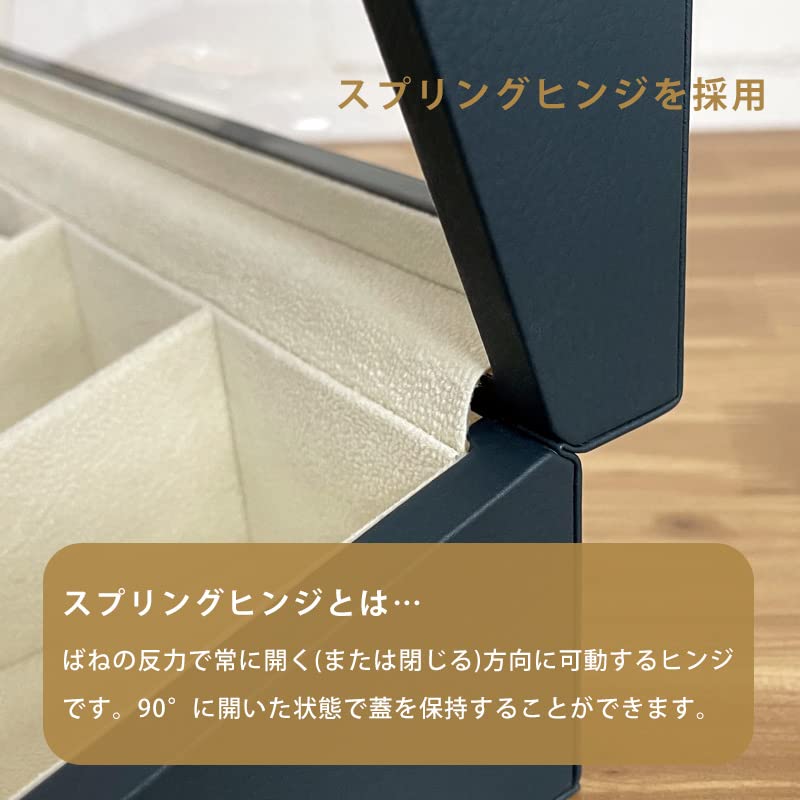 IGIMI W638 Luxury Watch Wooden Holds 4 with Green PU Officially Model IG04020408001 IG-ZERO Box, Case, Watches, Window, Leather, Imported,