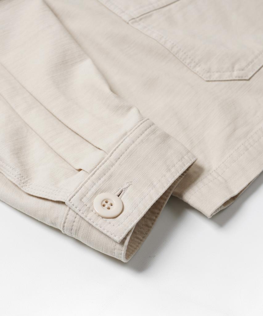 Frizmworks Backsatin French Work Jacket _ Cream