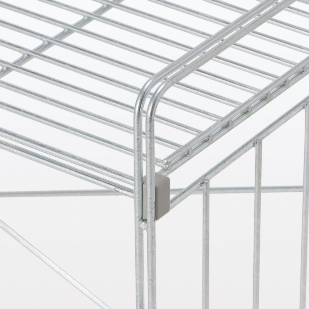 MUJI Mini Wire Rack for Indoor and Outdoor W X D X 83413569 Use, Approx. 48.5cm 27.5cm 52.5cm H,