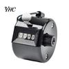 Sports Clicker Counter Metal Hand Tally with 4 Digit Display No Supplies Battery Required Compact Size Portable Mechanical Four-Digit