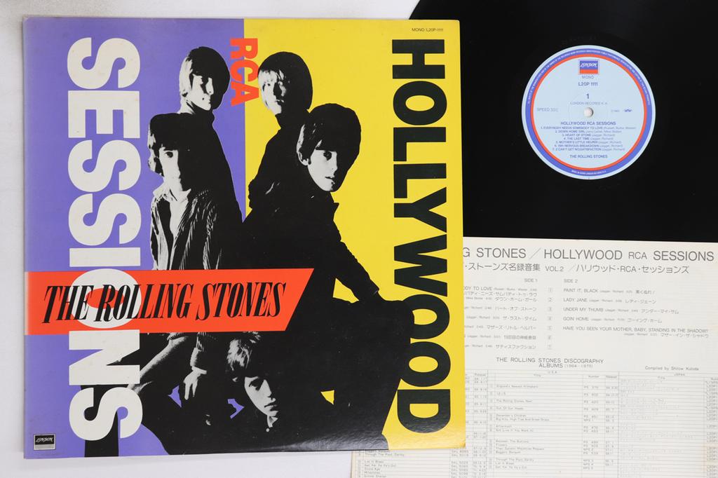 LP Record ROLLING STONES - Hollywood Rca Sessions L20P1111 LONDON 1983 Japan Rock Used
