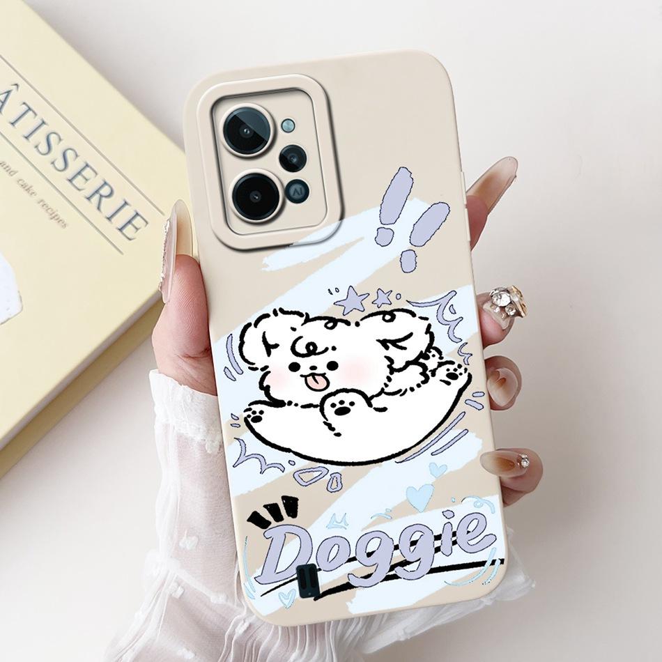 For Realme C31 Case RealmeC31 C 31 4G RMX3501 2022 Cute Cartoon Camera Protective Shockproof Soft Silicon Phone Cases