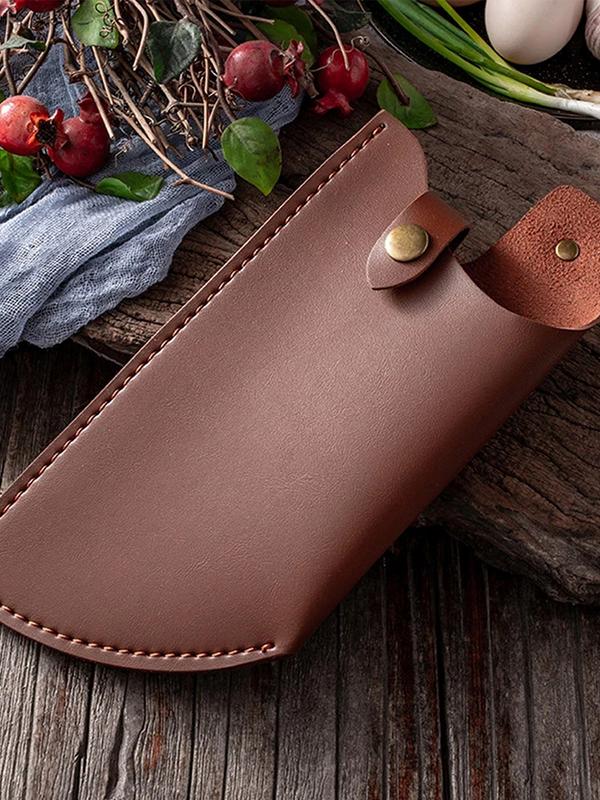 Chef Knifves Sheath Leather Chopper Cleaver Butcher Blade Guard Case Chef Knife Leather Covers Storage Bag
