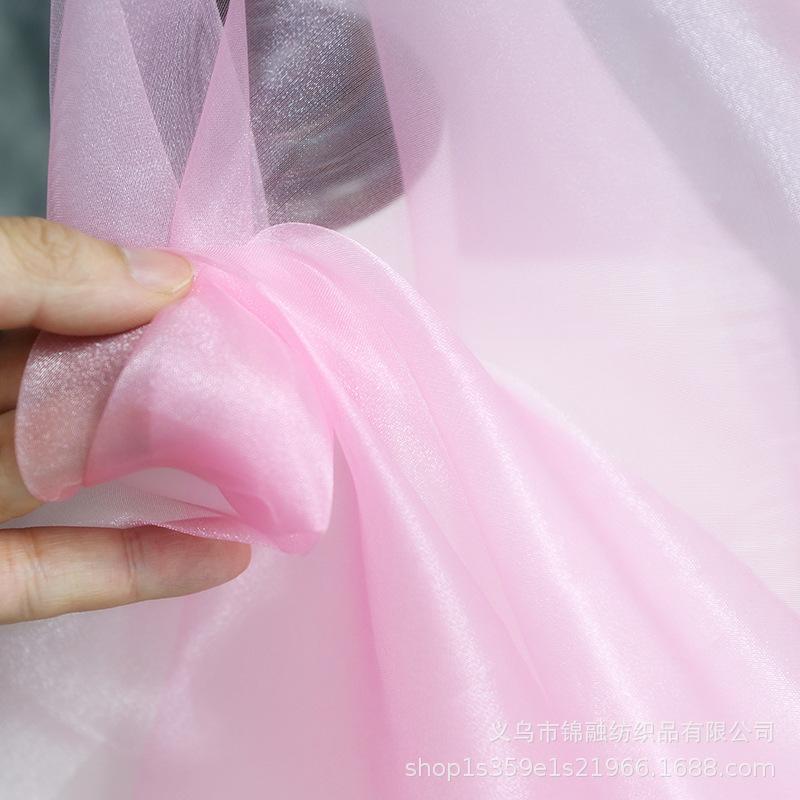 Ice Shiny Organza Fabric - Starlight Yarn for Wedding Dress