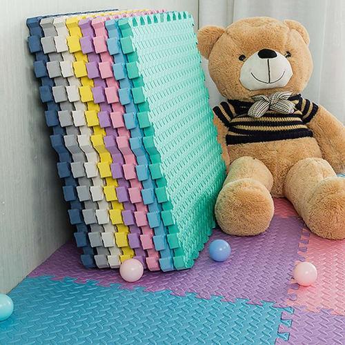 36-Piece Interlocking Mat Set, 1.2cm Thick, Kids' Puzzle Mat, 30cm, with Side Parts, Thick, Stain-Resistant, Shock-Absorbent, Washable, Non-Slip, Suit