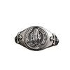 New Silver Men's Ring Personality Retro Praying Hand Opening Prayer Creative Personality Ring Fashion Jewelry