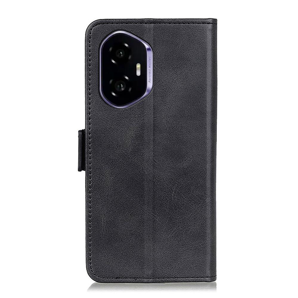 For Honor 400 Case Stand Cowhide Texture PU Leather Phone Cover
