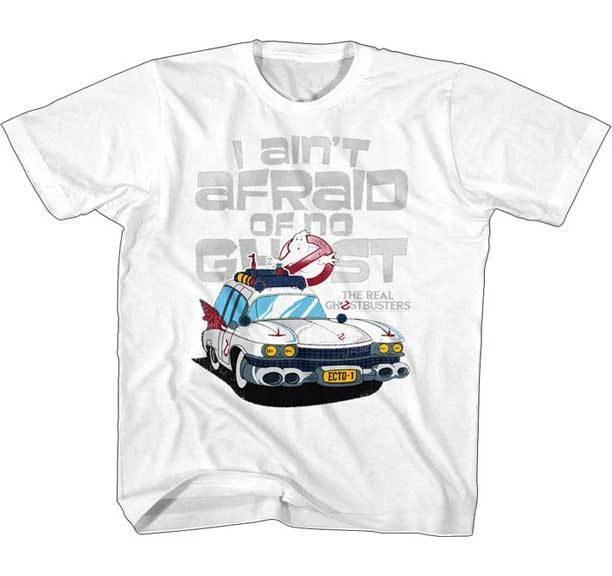 The Real Ghost Busters Cartoon I Aint Affraid No Ghost Youth T Shirt 2T-YXL XL