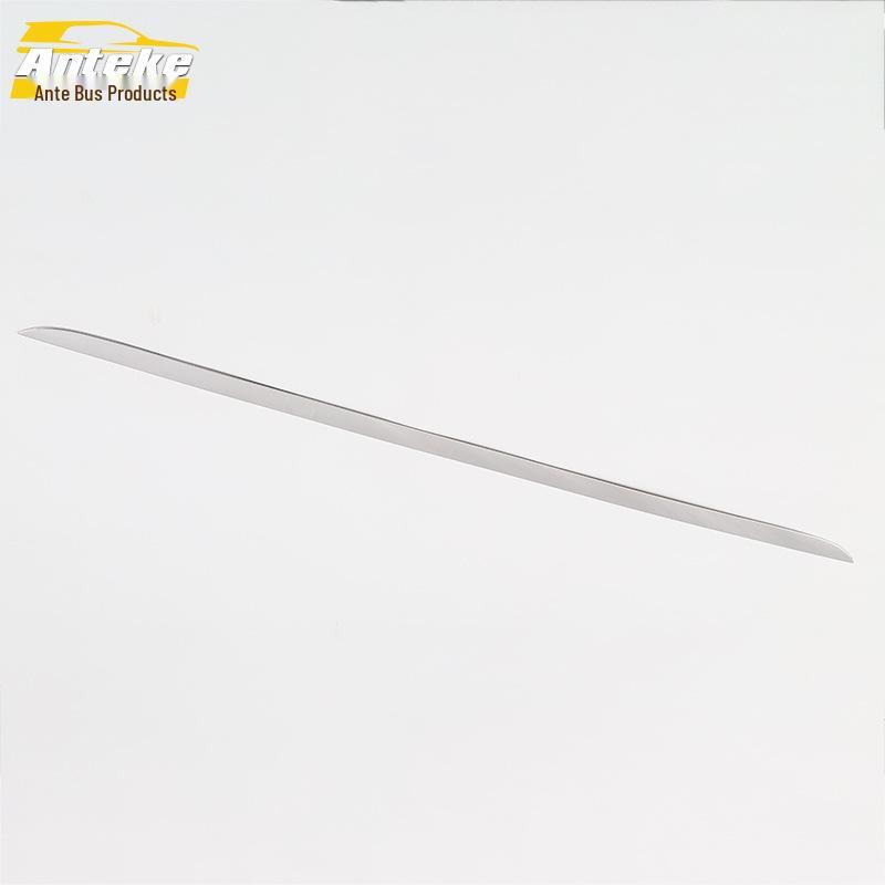 

Santana Tailgate Trim: Rear Trunk Bright Strip & Bumper Anti-Scratch Patch