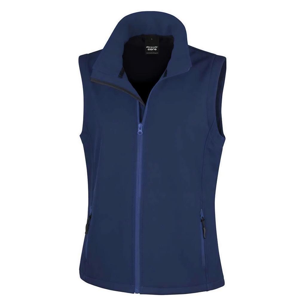 Result Womens/Ladies Core Printable Soft Shell Bodywarmer