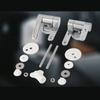 Upgraded Toilet Hinges Toilet Lid Hinges with Slow Drop Mechanism for Bathroom