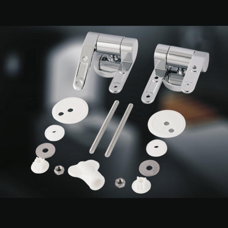 Upgraded Toilet Hinges Toilet Lid Hinges with Slow Drop Mechanism for Bathroom