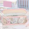Large Capacity Pencil Bag Japanese Styles Pencil Case Pen Pouch Clear Pencil Pouch Pen Case School Office Supplies