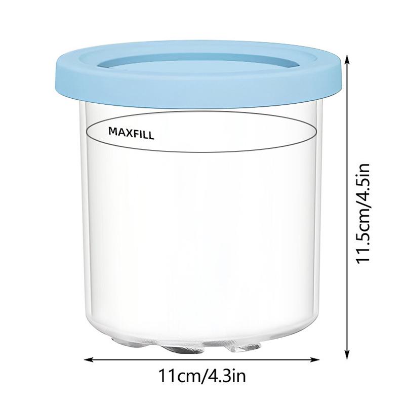 Eisbecher Pint Eisbehälter mit Deckel für Creami Pints für Nc301 Nc300 Nc299Amz Eismaschine