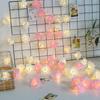 LED Rose Flower Battery String Lights - Decorative Photo Clip Festival Lights
