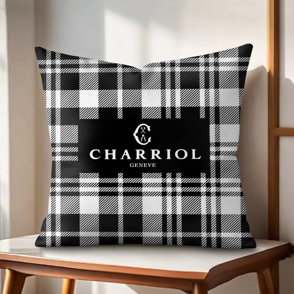 

Fashion CCharriol Cushion Cover Natural Linen Organic Fabric DoubleSided Printing Couch Pillow Covers Home Decor 30x30cm