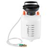 Transmission Fluid Pump, 3 L Capacity, Manual Fluid Transfer Pump with 120 Cm Long Horse & HDPE Tank, Transmission Oil Pump with PTFE Tape, Manual